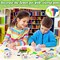 Set Paintable Flower Pot Activity Craft Kit - with Watercolor Pens, Plant Labels, and Stickers – DIY Gardening Gift for Kids, Fun Activity for Boys and Girls